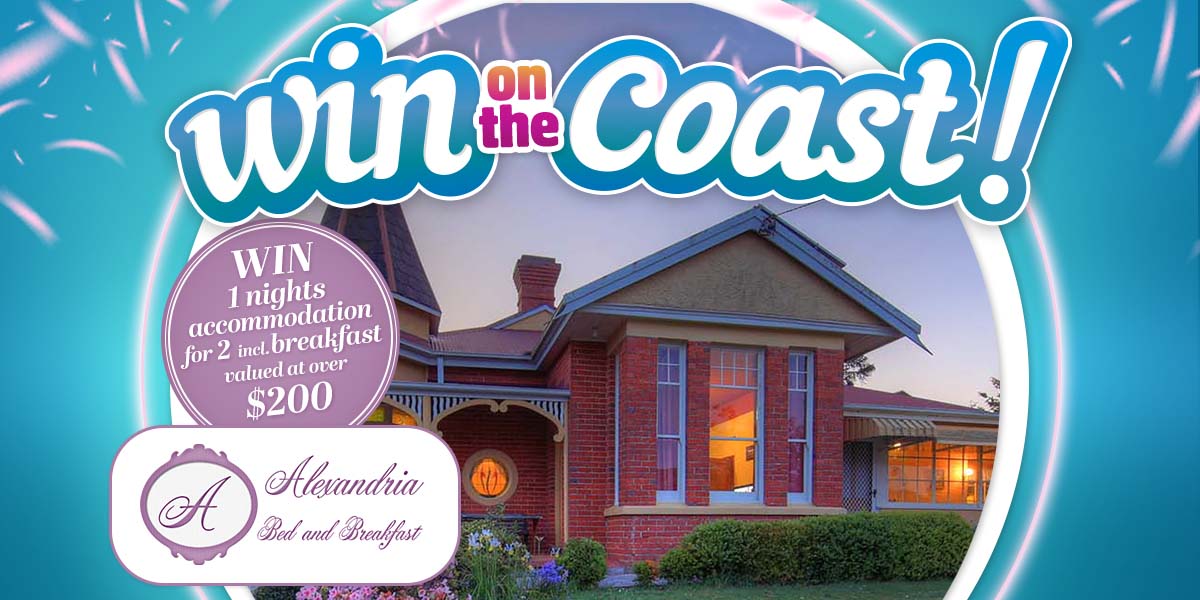 Win on the Coast - The Alexandria Bed & Breakfast